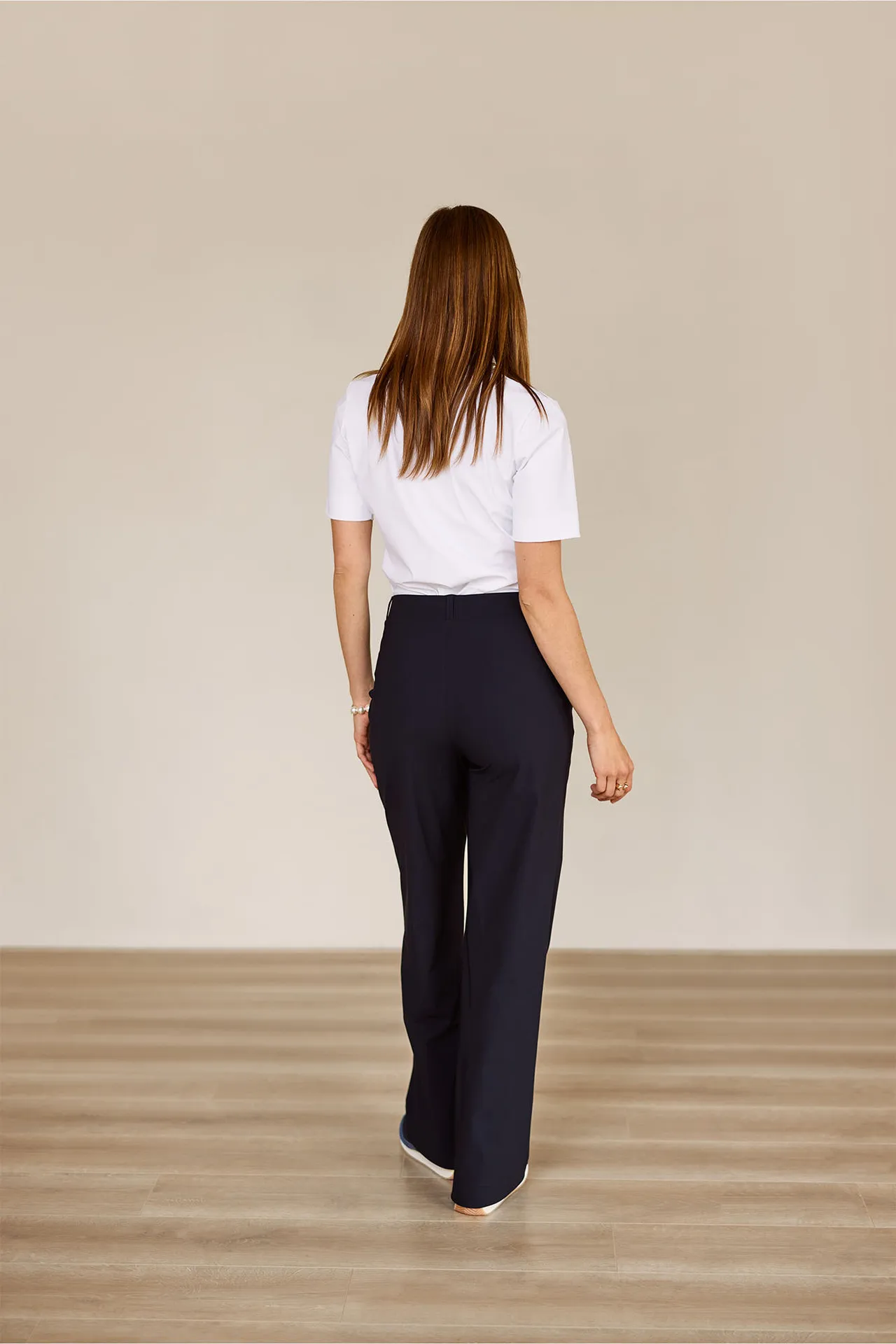 Studio Anneloes Sally Trousers, donkerblauw, productfoto van de broek